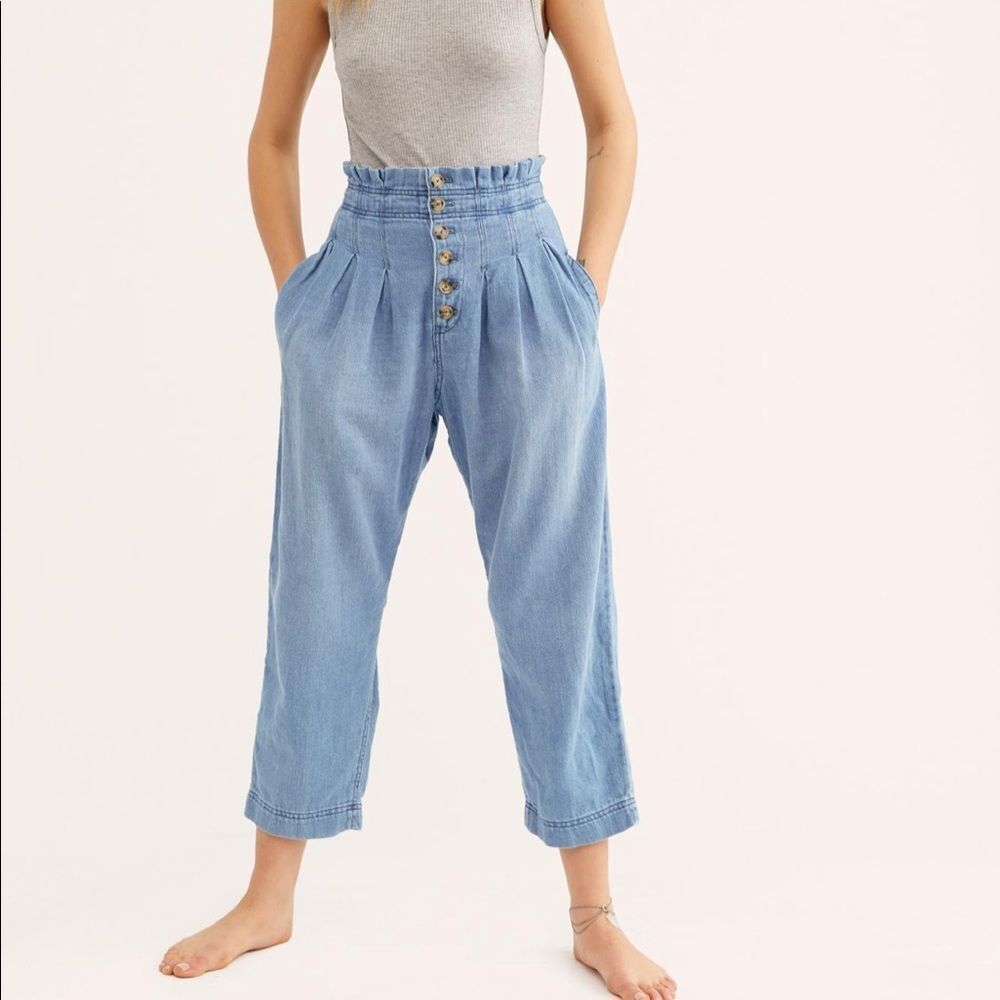 NWT Free People Mover and Shaker‎ High-Waist Jeans